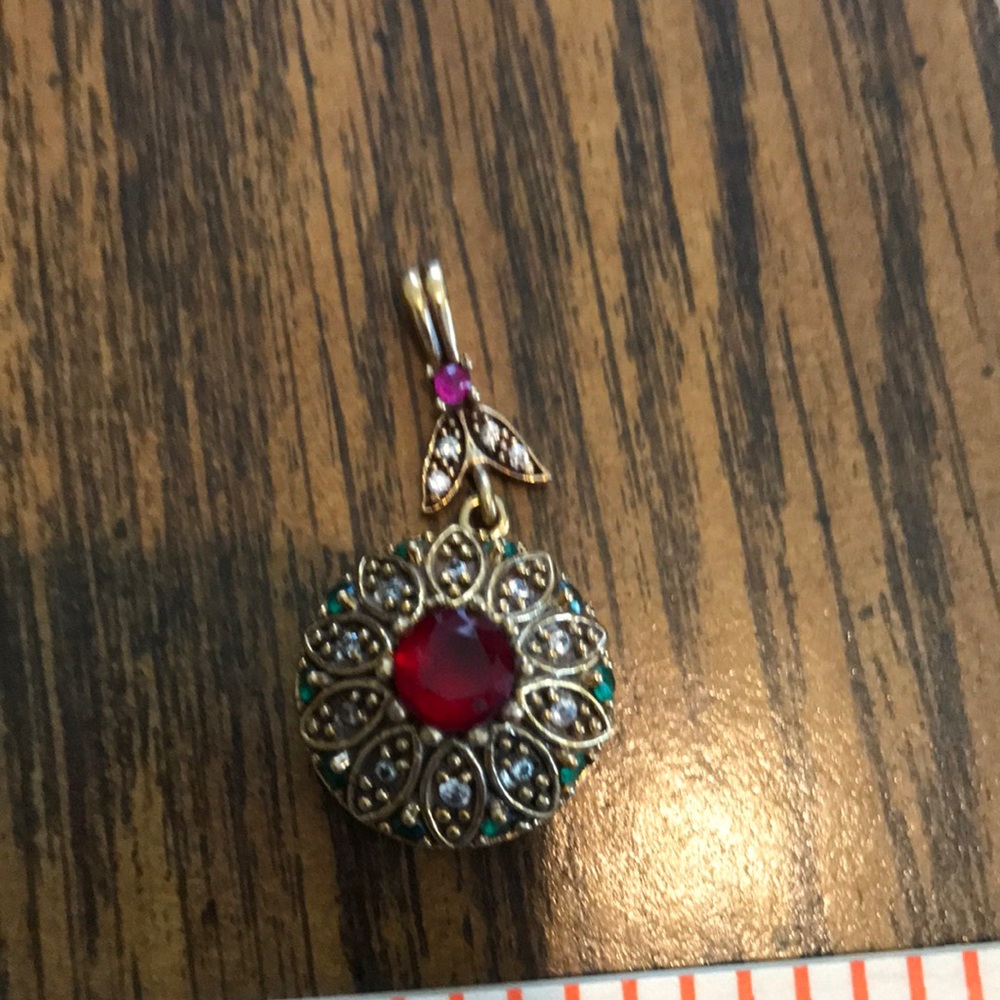 Sterling Silver Ruby Pendant - image 3